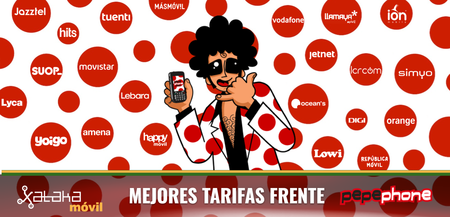 Así queda la nueva tarifa de 23 GB y minutos ilimitados de Pepephone frente a su competencia, con o sin fibra