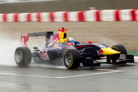 Carlos Sainz GP3 Lluvia