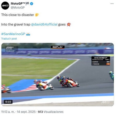 Munoz Misano Moto3 2025