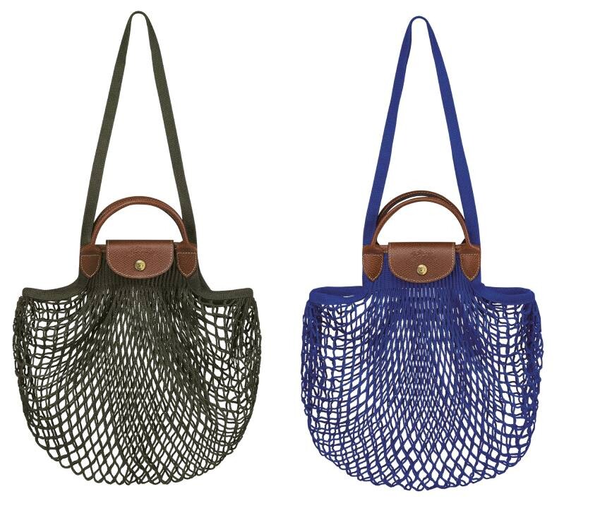 Longchamp reinventa su mítico bolso de lona en forma de red y el