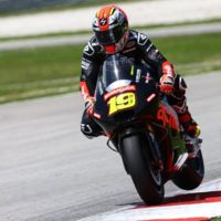 La nueva Aprilia RS-GP 16 debuta en Motorland Aragón