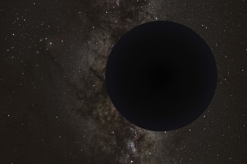 Representación gráfica del Planeta 9