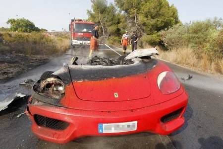 Ferrari 360 de Éver Banega