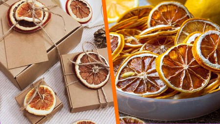 Aprende a deshidratar cítricos para decorar tus regalos de Navidad y darles un toque original sin basura