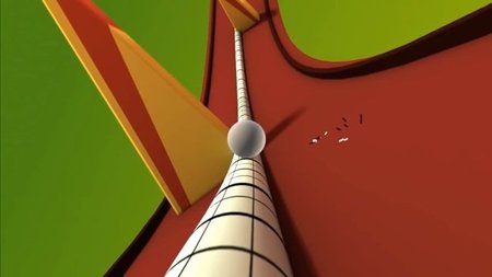 'Proun'. Arte abstracto circulando por un cable con una bola. ¿Cuánto cuesta? Lo que queramos