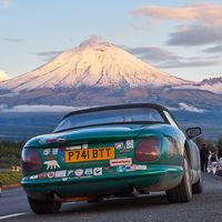 Del Ártico a Tierra de Fuego en un TVR Chimaera: la aventura entre pubs de un británico