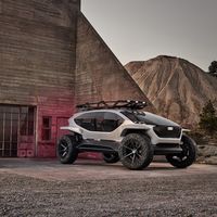 Un coche eléctrico, autónomo y con drones en vez de faros: así es el todoterreno distópico de Audi