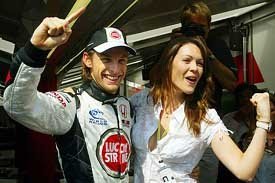 Pole ficticia de Jenson Button