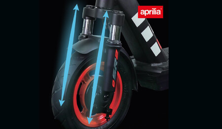 Aprilia eSR2 suspensión