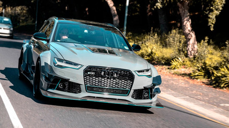 Cómo hacerle un traje al Audi RS 6 Avant performance y pasarse con los anabolizantes