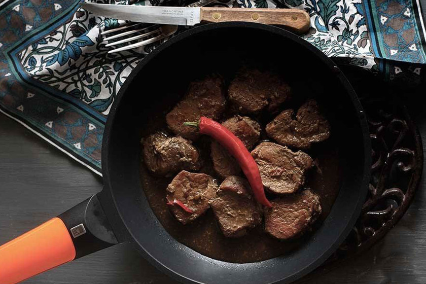 Solomillo de cerdo al café, receta para los muy cafeteros