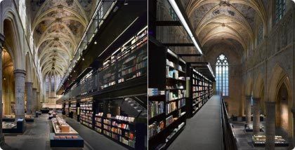 LibrerÃa en iglesia