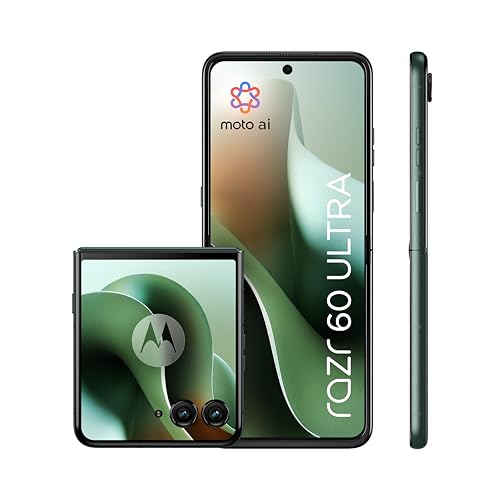 Motorola rarz 60 Ultra, 32GB (16GB+16GB RAM Boost)/512GB Scarab, Sistema de cámaras de 50MP con Moto ai, batería 4500 mAh, cárga rápida de 68W, Snapdragon 8 Elite, + Moto Tag