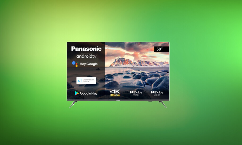 Chollazo esta Smart TV 4K de Panasonic de 50 pulgadas por menos de 400 euros en El Corte Inglés: con HDR10+, Android TV y Dolby Atmos