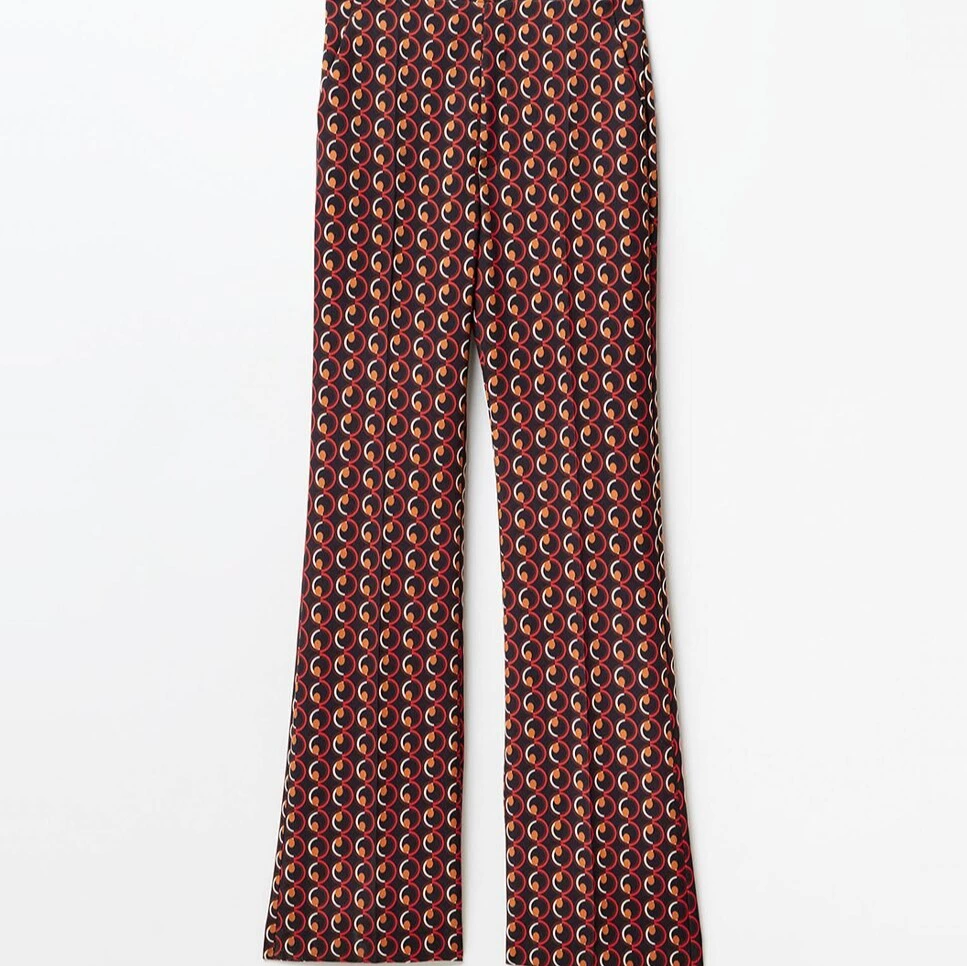 Pantalón traje estampado
