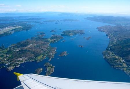 Fiordos desde el aire