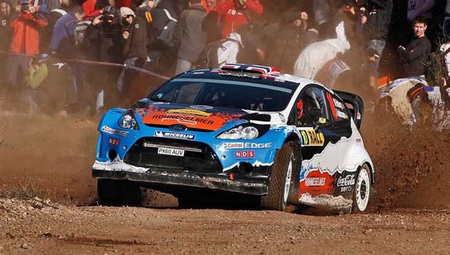 Rally de Catalunya 2012: Mads Ostberg duerme como líder tras la primera jornada