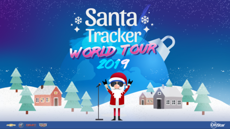 OnStar una vez más dará a conocer la ubicación de Santa en tiempo real
