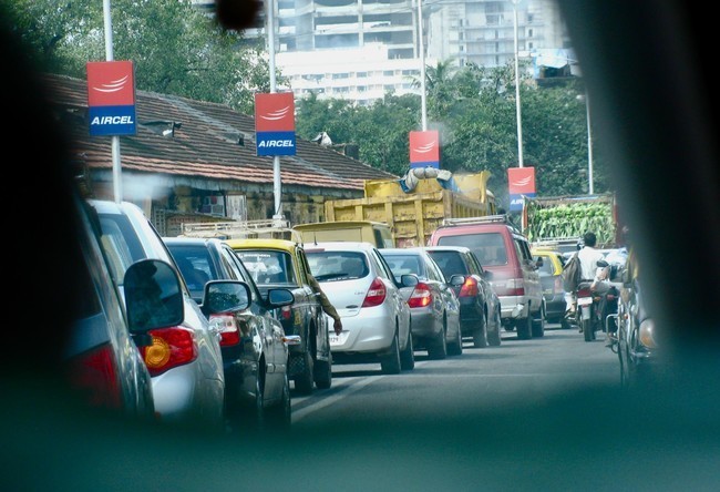 Tráfico en Bombai