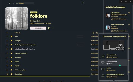 Spotify para el escritorio de Windows y macOS al fin se entenderá con tu Chromecast