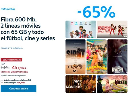Oferta Fútbol Movistar