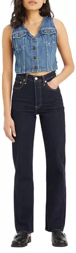 Levi's Ribcage Full Length, Jeans Mujer, Small Course, 24W / 34L