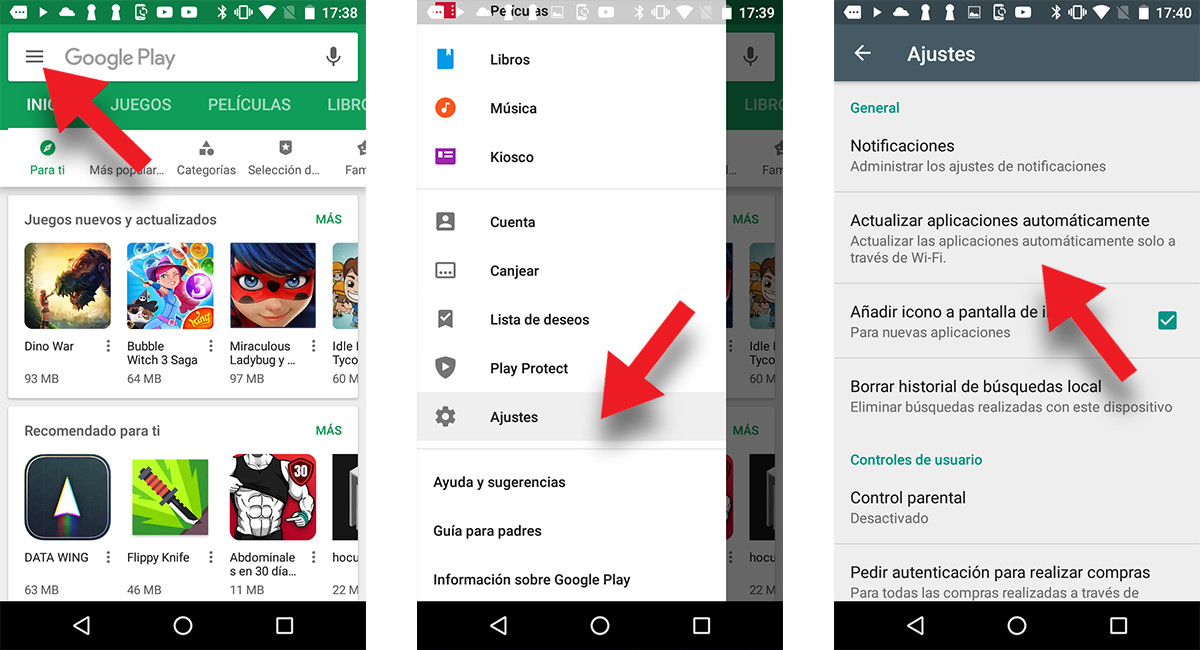 Cómo desactivar las actualizaciones automáticas de aplicaciones en ...