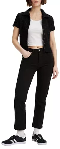Levi's 501 Crop Vaqueros, Black Sprout, 23W / 26L Mujer