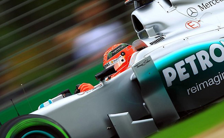 ¿El retorno del Kaiser? De momento Michael Schumacher tiene el mejor tiempo