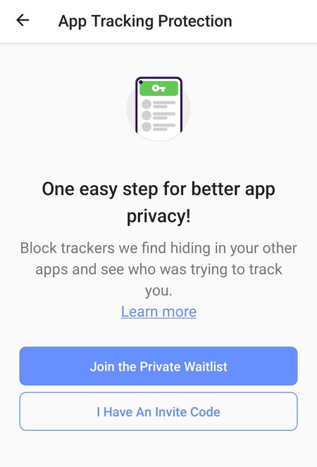 Unirte a la lista de espera en DuckDuckGo