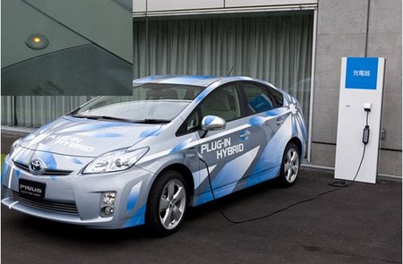 Prius Plug-In recargando baterías