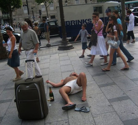 Británicos: turistas descontrolados