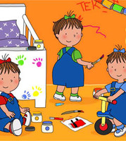 Las Tres Mellizas Bebés enseñan vocabulario en varios idiomas