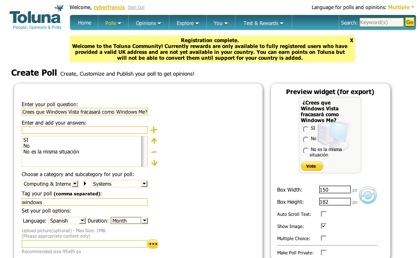 Toluna, completísimo servicio de creación de encuestas online