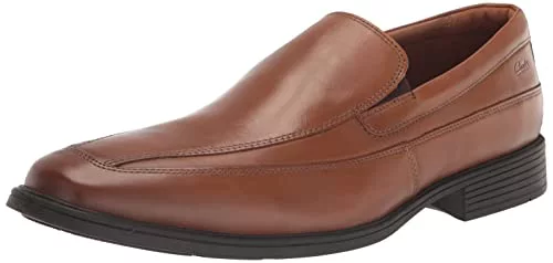 Clarks 261300988 Hombre Mocasín, Dark Tan Lea