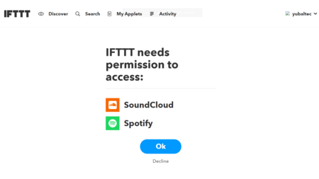 Ifttt Needs Permission To Access