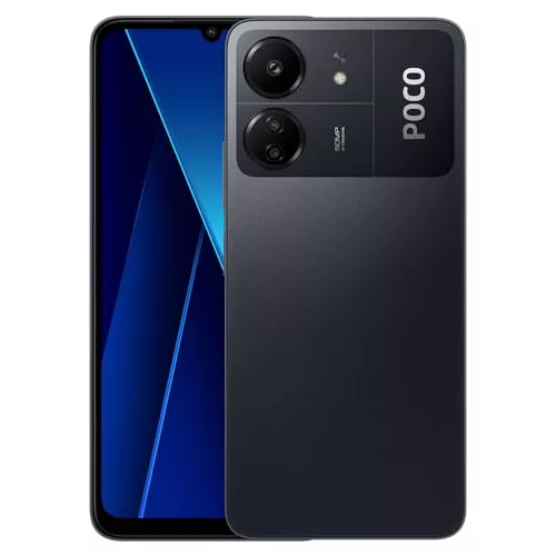 Poco C65 4G LTE 8 GB RAM + 256 GB de Almacenamiento, Triple cámara de 50 MP de 6.75 Pulgadas, Octa Core, Negro