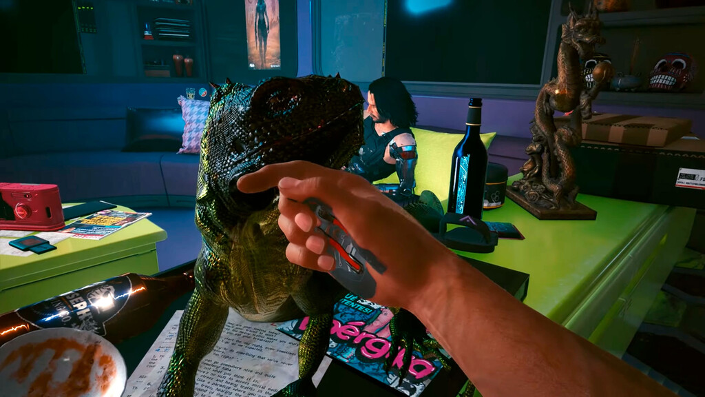 ¿Te diste cuenta? Puedes tener una iguana como mascota en Cyberpunk 2077, pero seguro que la vendiste y ni te enteraste ¿Te diste cuenta? Puedes tener una iguana como mascota en Cyberpunk 2077, pero seguro que la vendiste y ni te enteraste
