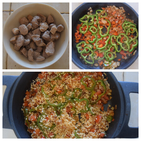 Arroz Con Carne Paso A Paso