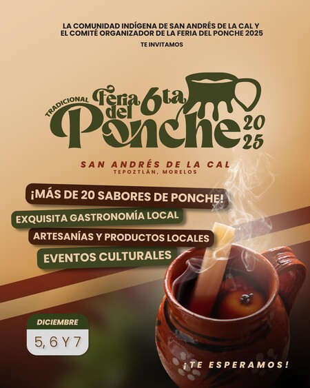 Feria del Ponche 2025: así será el evento imperdible de Tepoztlán para disfrutar bebidas calientes este invierno