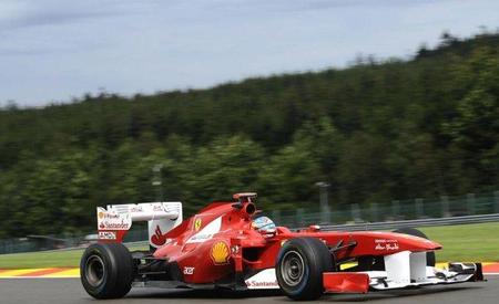 GP de Bélgica F1 2011: Fernando Alonso incómodo ante las condiciones meteorológicas