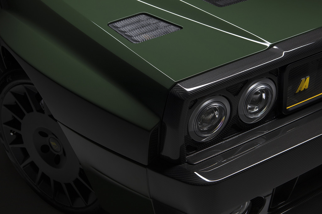 Lancia Delta Futurista ópticas delanteras