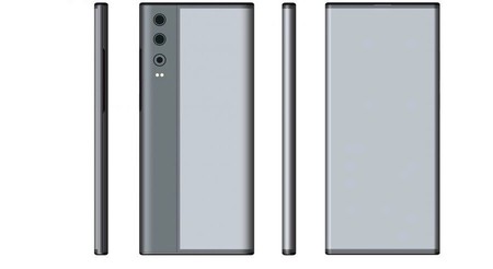 Huawei patenta un sorprendente móvil que mezcla lo mejor del Xiaomi Mi MIX Alpha con el Huawei Mate XS