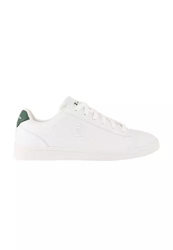 Champion Ace Court - Tenis de Corte bajo para Hombre, Blanco y Negro, 43 EU