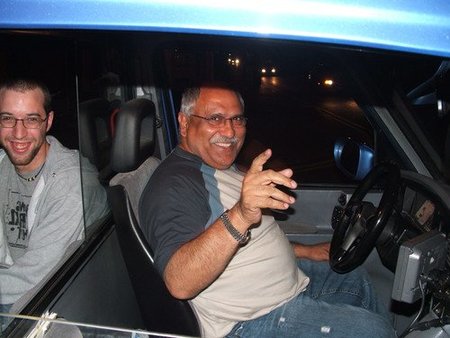 Taxista feliz