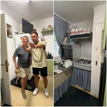 Así ha quedado la reforma de una cocina pequeña de los años 60: "Es una cocina de toda la vida, a la cual mi abuelo nunca la ha hecho nada" 