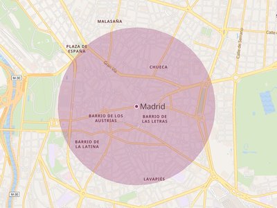 Esta web te muestra cuánto es un kilómetro alrededor de tu casa con un solo clic