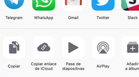 Copiar Enlace Icloud