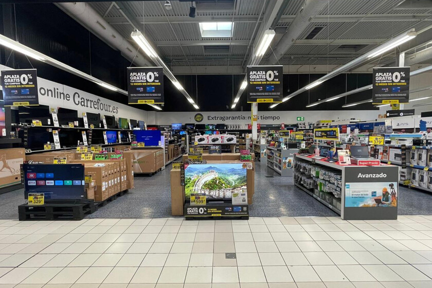 Mini LED, de 75 pulgadas y con un regalo para próximas compras: Carrefour tiene a precio de outlet esta tele