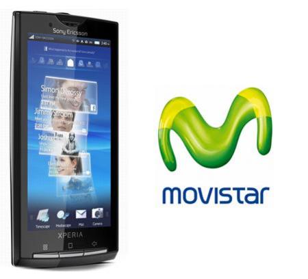 Sony Ericsson Xperia X10 también disponible con Movistar